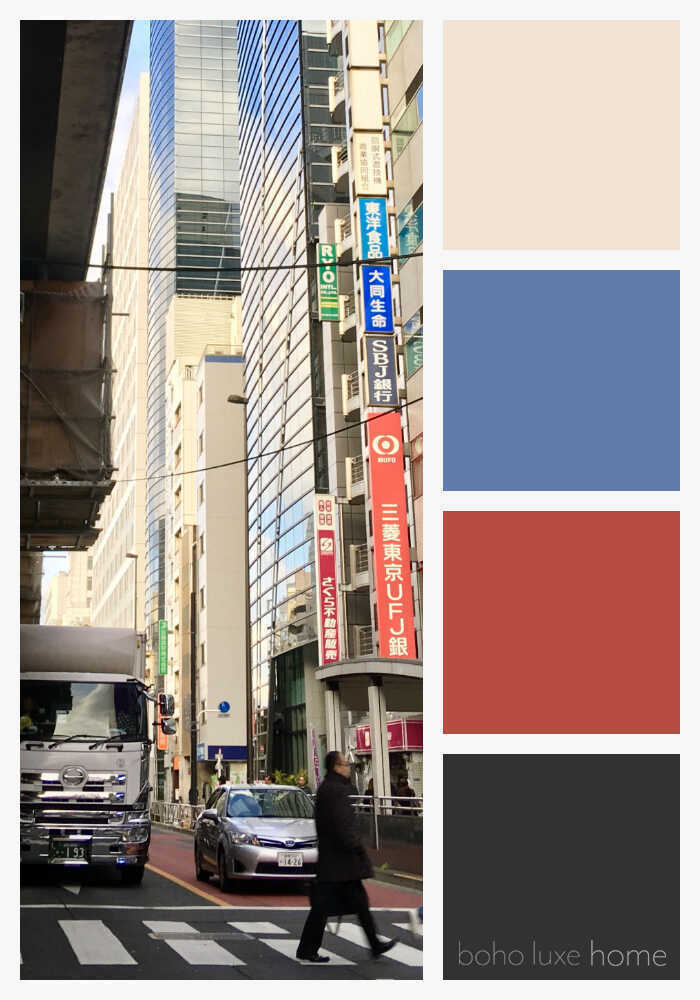 Japenese Color Palettes - Here are Japanese color palettes, perfect inpspiration for bringing a touch of Japan into your home. 