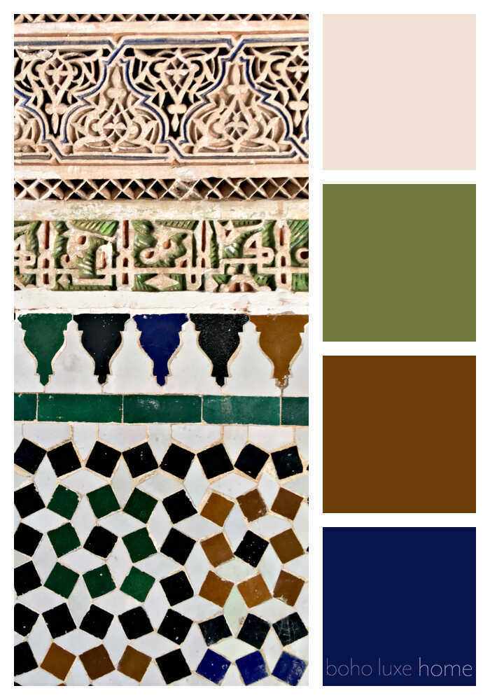 38 Color Palettes Inspired By Morocco - Boho Luxe Home