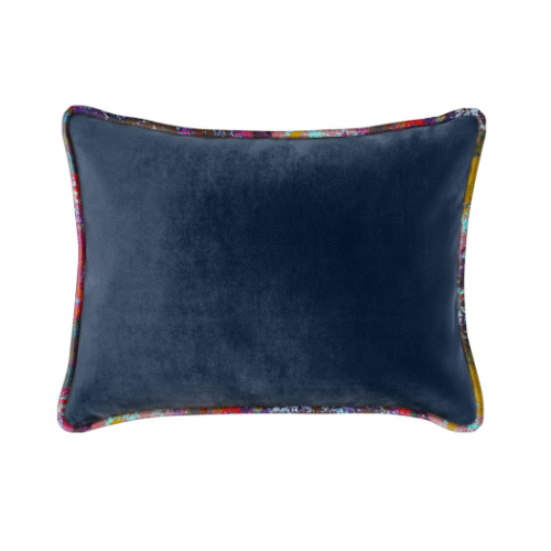 The Luxe - Lumbar Navy with Vintage Gypsum Welt