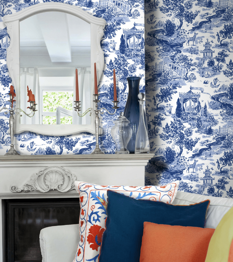 Discover SmithHonig’s newest wallpaper pattern, Summer House. It’s a toile wallpaper with a classic/modern twist. Available in 2 colorways!